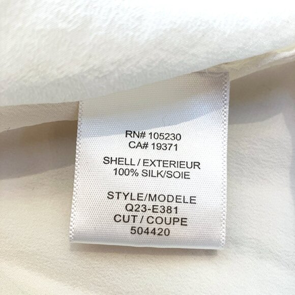 Equipment Femme Mina 100% Silk Sleeveless White Shirt 💫🤍🌸 - Picture 6 of 7